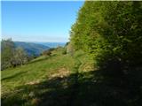 Col - Križna gora above Col